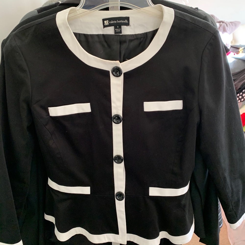 Black and White Blazer